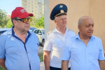 В Камышине дружная гвардия ветеранов военного училища встретила День строителя
